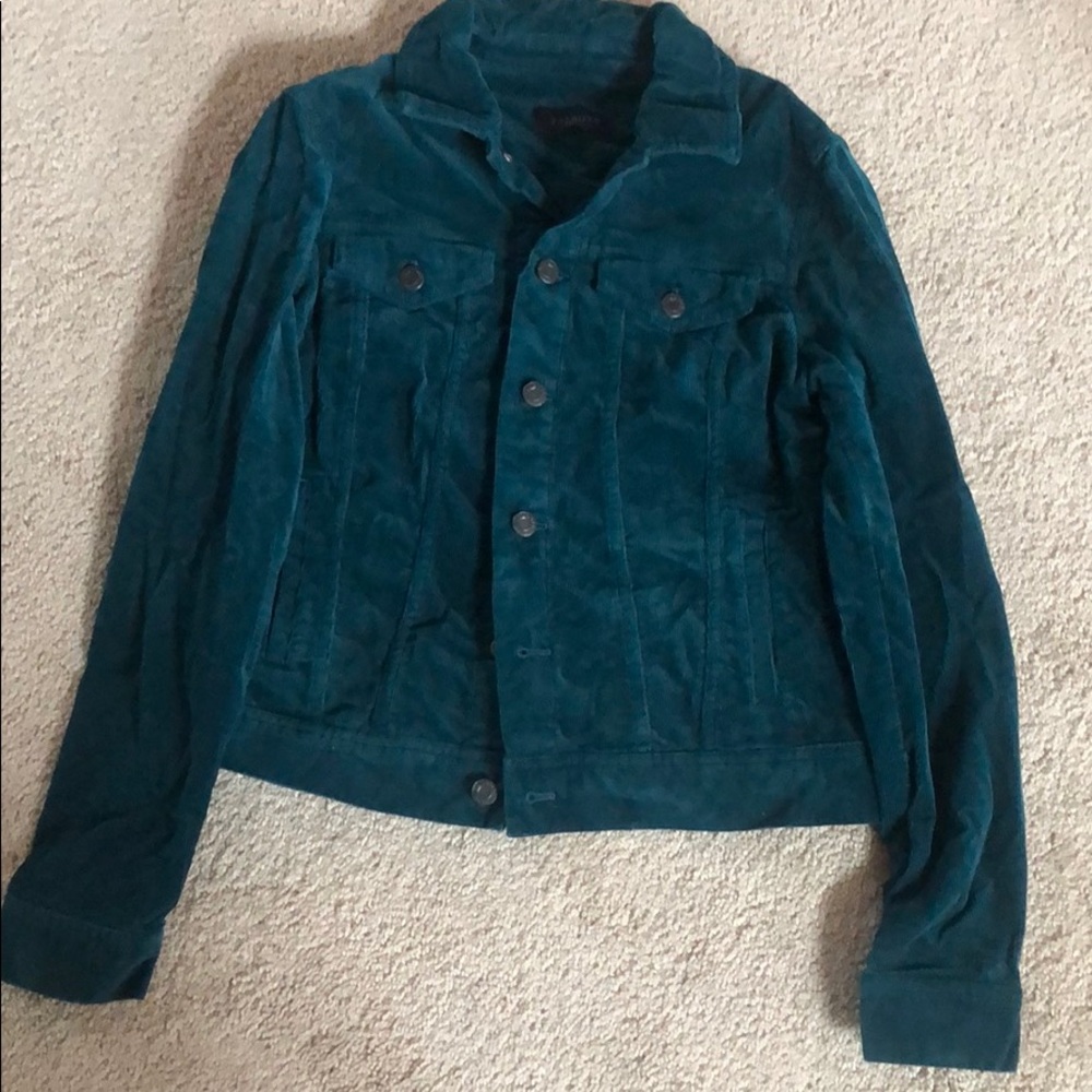 Blue corduroy jacket